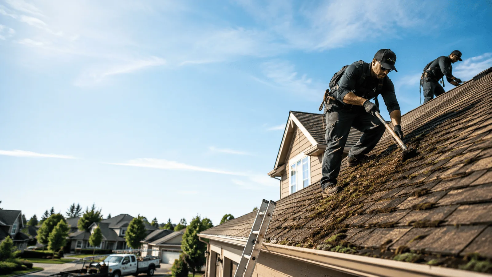 Roof Moss Removal in Lomax, IL near me